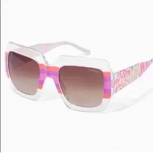 NWOT Lilly Pulitzer Oversized Splashdance Square Sunglasses Lilly Pulitzer | Accessories | Lilly Pulitzer Oversized  main image 3